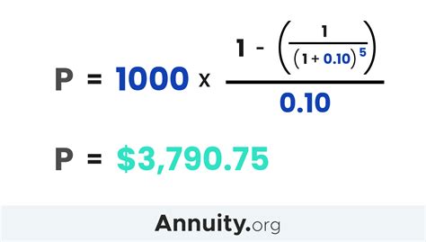 annuity calculator present value.